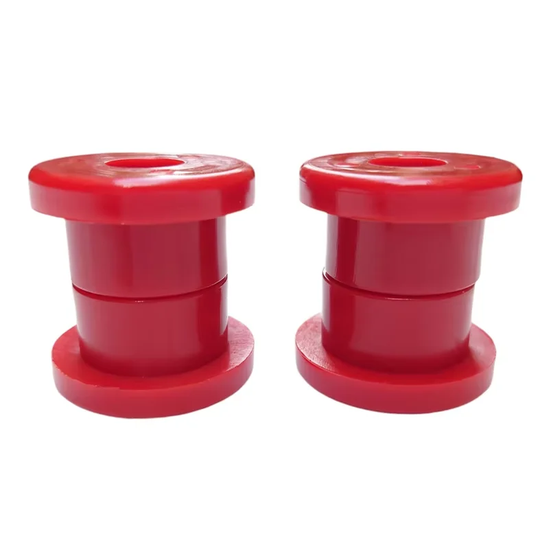 HCMT Red and Black Motorcycle Handlebar Riser Damper Bushings Fit For Harley Softail Dyna Sportster 1986-2017 P/N 56165-03