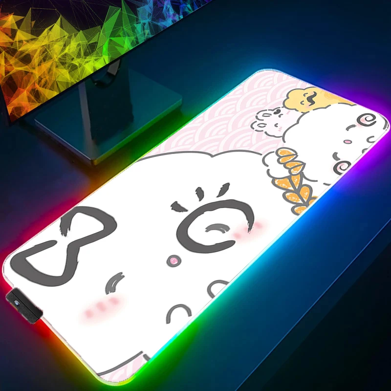 

Backlight Mouse Pad C-cogimyun Gamer Desk Mat PC Computer Anime RGB Mousepad Kawaii 800x300 Keyboard gaming Accessories Mausepad