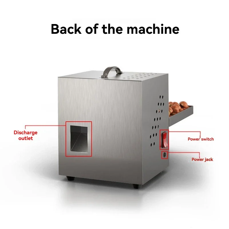 New Chestnut opening machine Commercial desktop small chestnut cutting machine Automatic rolling chestnut cutting Cutting machin