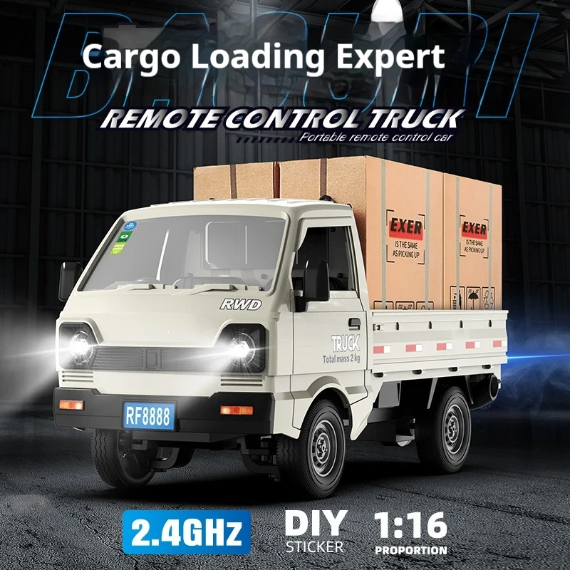 KF21 1:16 RC 류저우 트럭 모델 리모컨 드리프트 카 현실적인 디자인 전기 장난감 소년 어린이 성인용 선물