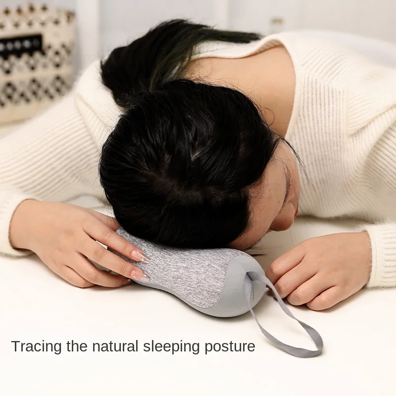 Mini Neck Pillow Portable U-shaped Pillow Sleeping Upward Neck Protection Pillow Napping Lunch Sleeping Down Pillow Travel Cute