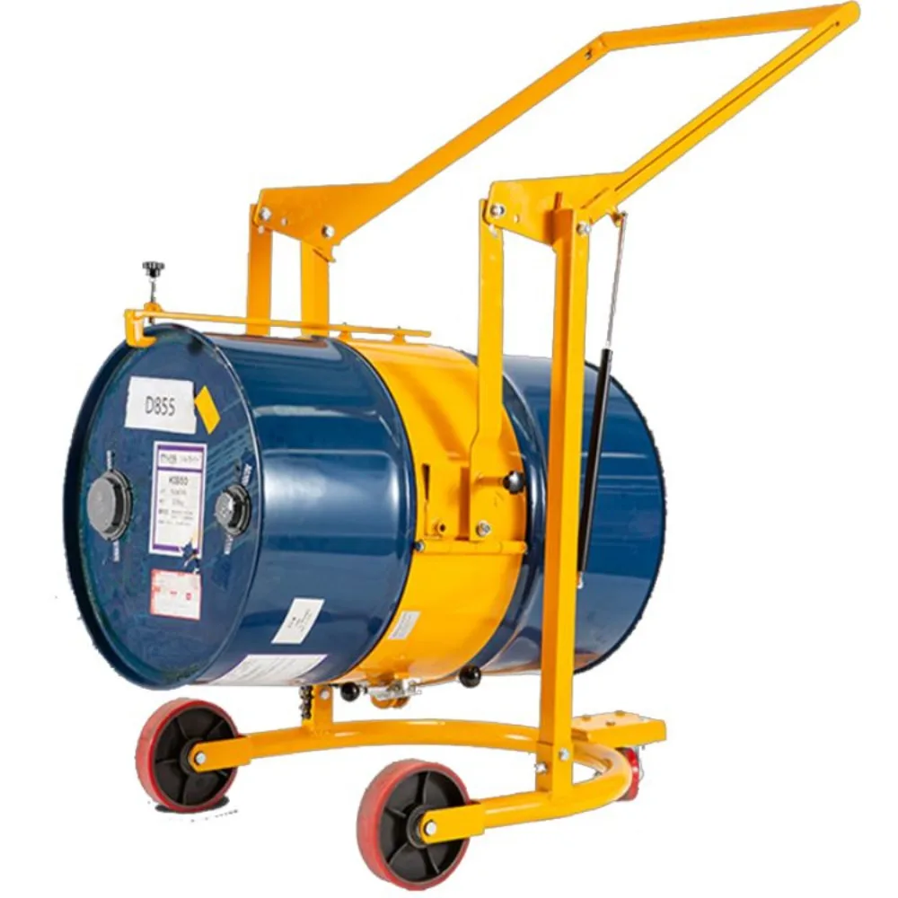 xleElectric Hydraulic Battery Operated Clamp Oil Drum Rotate Move the Truck Barrel Lifter Barrel Handling Stacker Equipment