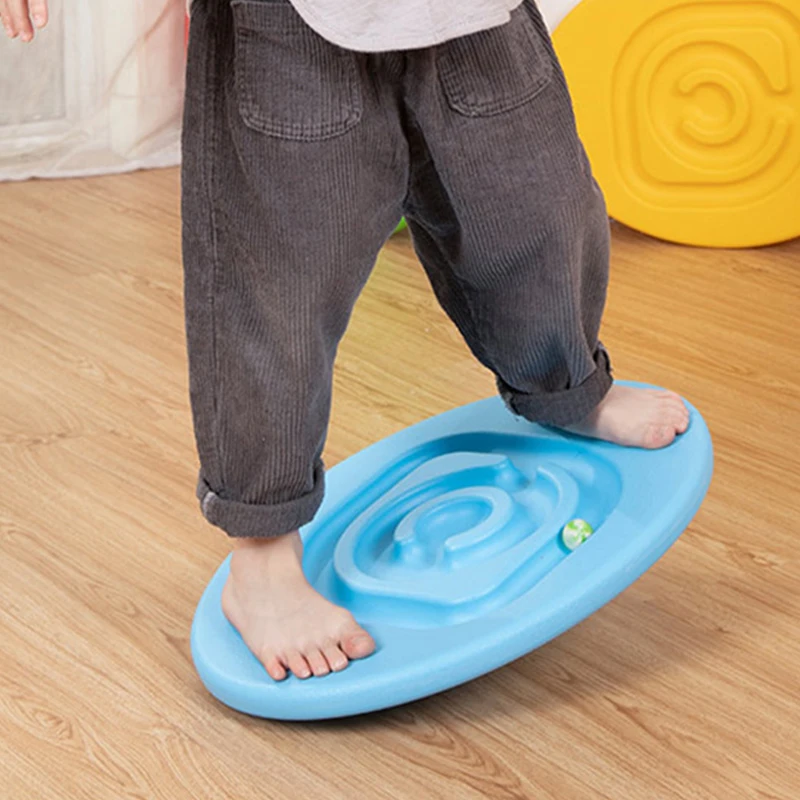 Sensory Training Balance Board Kid Toys Boy Girl Sensory Play Sports Entertainment Rocking Board Balance Training Activity Toy