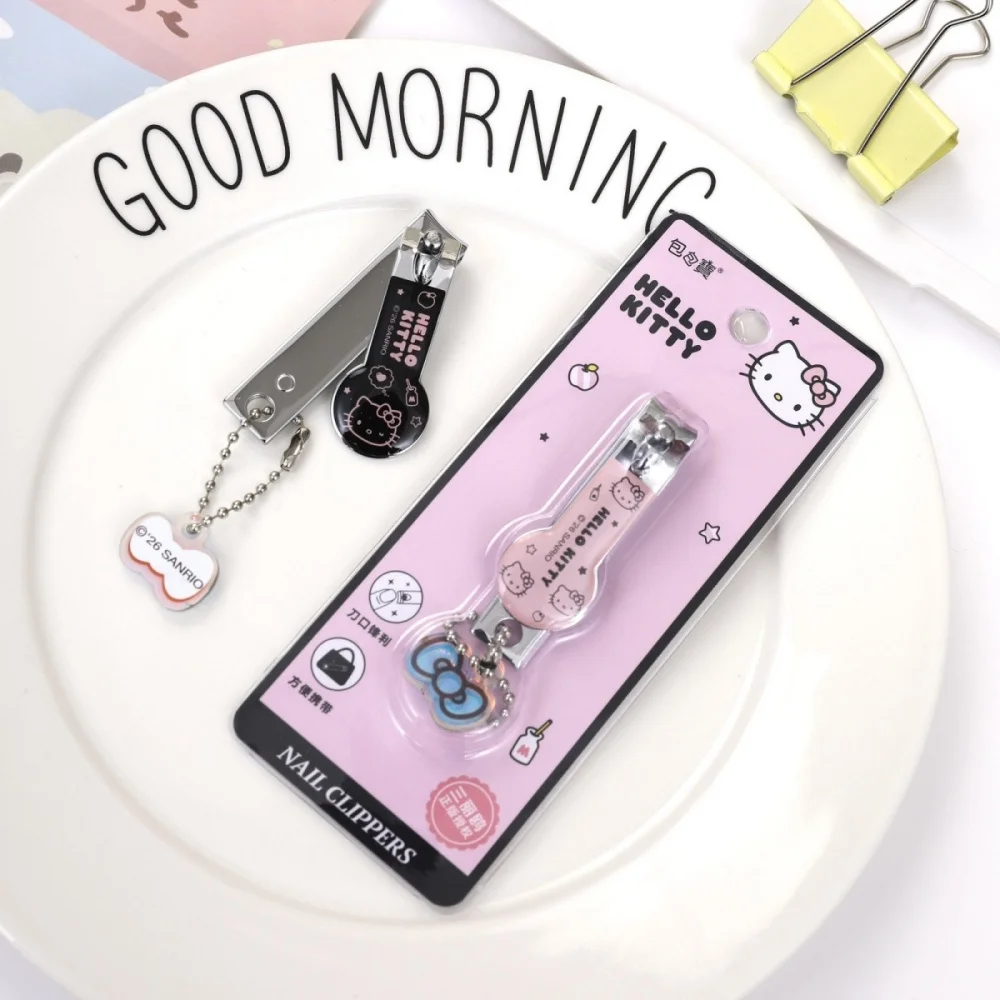 1/2 Stück Kuromi Cinnamoroll Hello Kitty Nagelknipser Niedliche Cartoon-Kuromi-Nagelzange mit flachem Mund für Kinder ﻿ – Detail 12