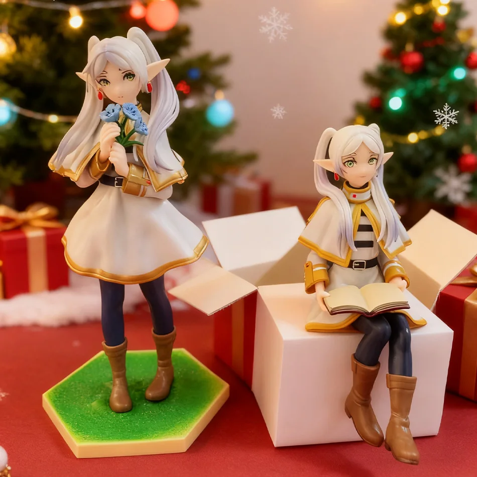 Heißer 14-18 cm Sousou no Frieren Anime Mädchen Figur Frieren Beyond Journey's End Action Figure Sammeln Modell Spielzeug weihnachten geschenk