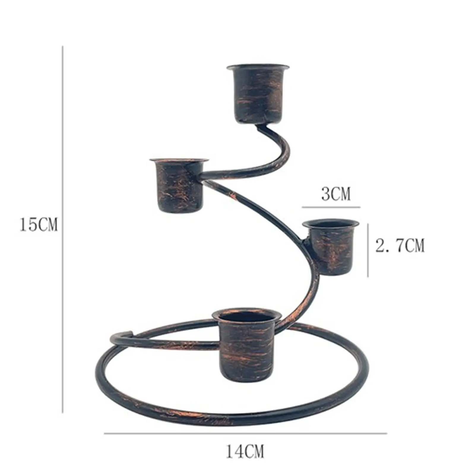 Portacandele candeliere Desktop artigianato Display candele Tealight candelabri per Festival