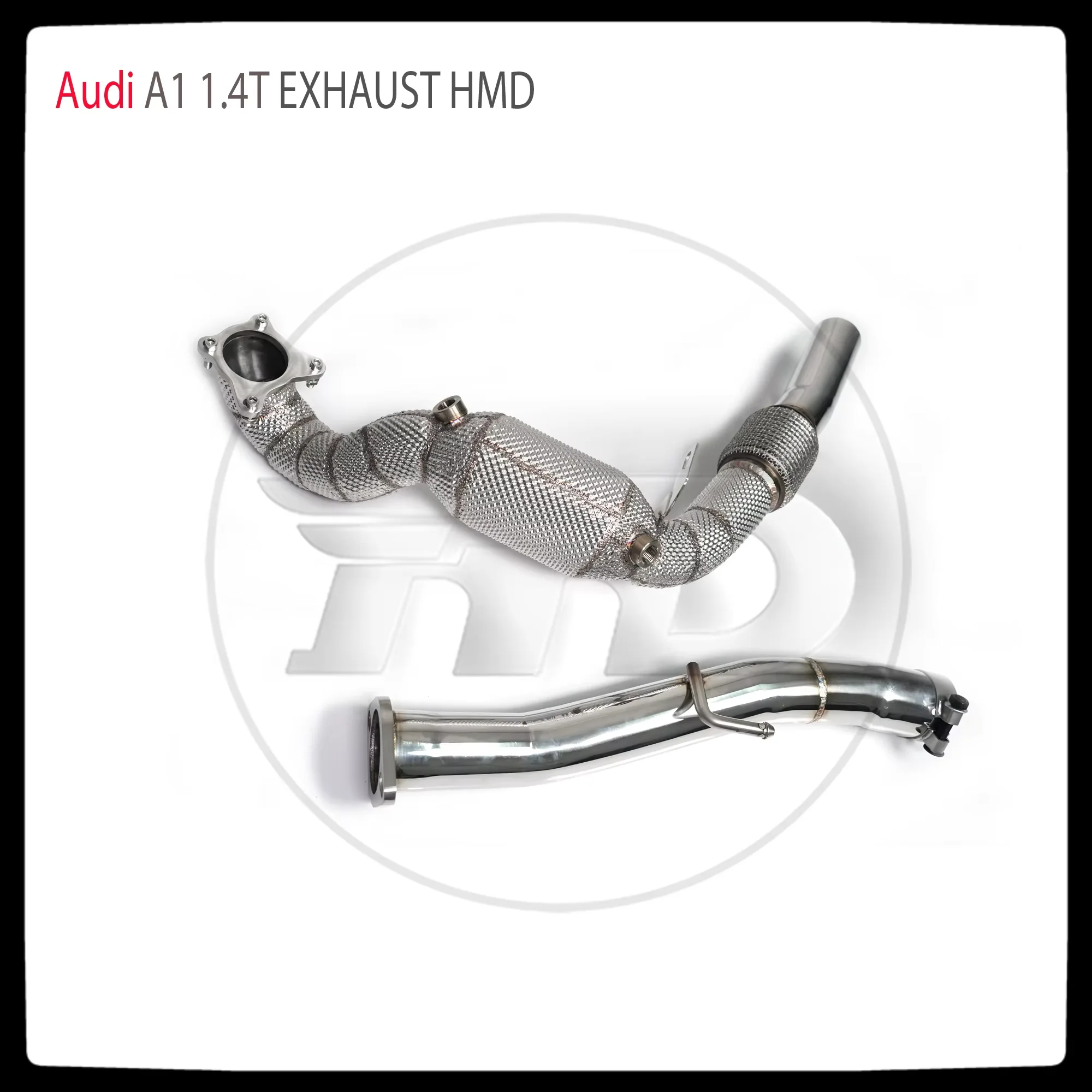 HMD Exhaust System High Flow Performance Downpipe for Audi A1 1.4T Car Accessories With Catalytic Converter Header