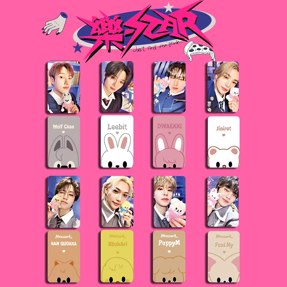 2024 Kpop Photocards Bang Chan Album Magic School 5 Star ROCK Star Lee Know Felix Hyunjin Lomo Cards K pop Accessoeries