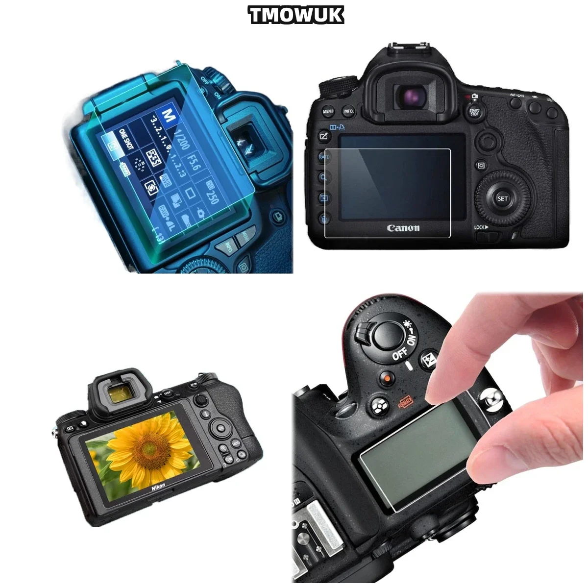 For Nikon D7500, Professional Grade Screen Film, Easy To Apply, 9H Toughness