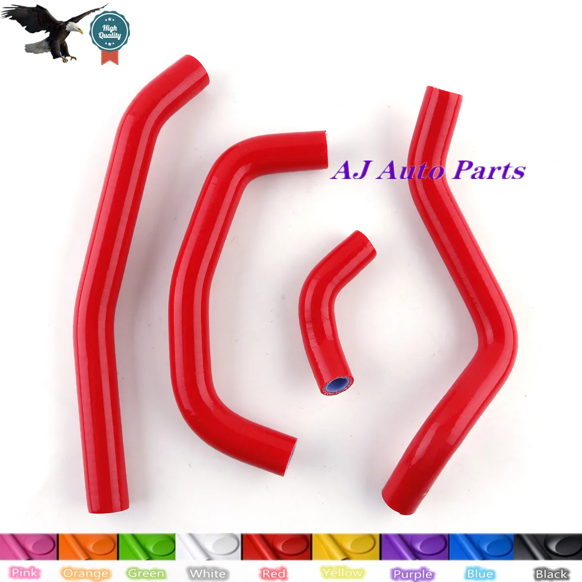 

For Honda CRF 250 R 2018-2020 4 Piece Silicone Radiator Coolant Hoses Kit（3 -PLY Hose ）