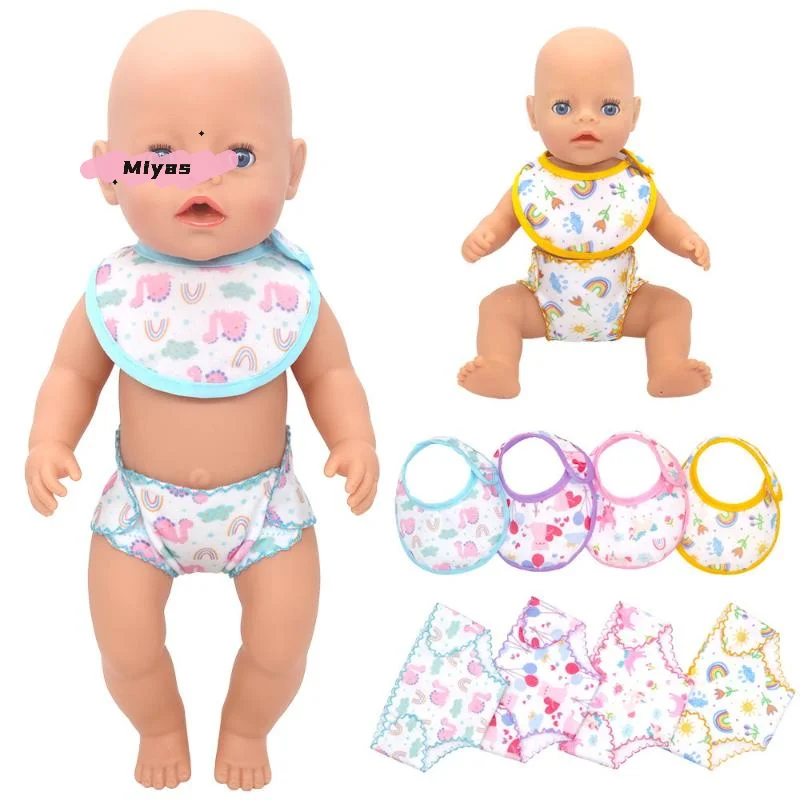 1Pc Our Generation Doll Clothes Underwear for 18 Inch Baby Dolls 43cm Christmas Diapers And Baby Doll Outfits