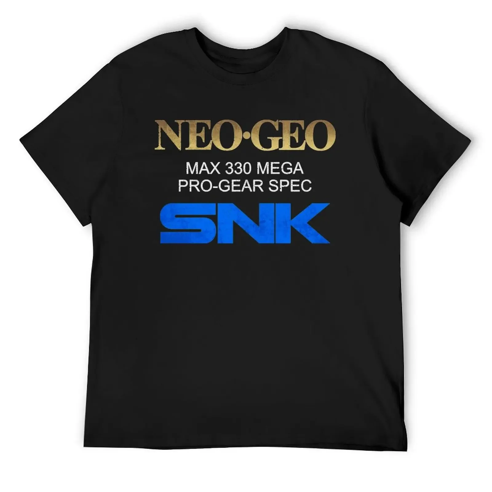 Neo Geo Pro Gear Spec Gold Retro T-Shirt vintage anime shirt essential t shirt black t-shirts for men