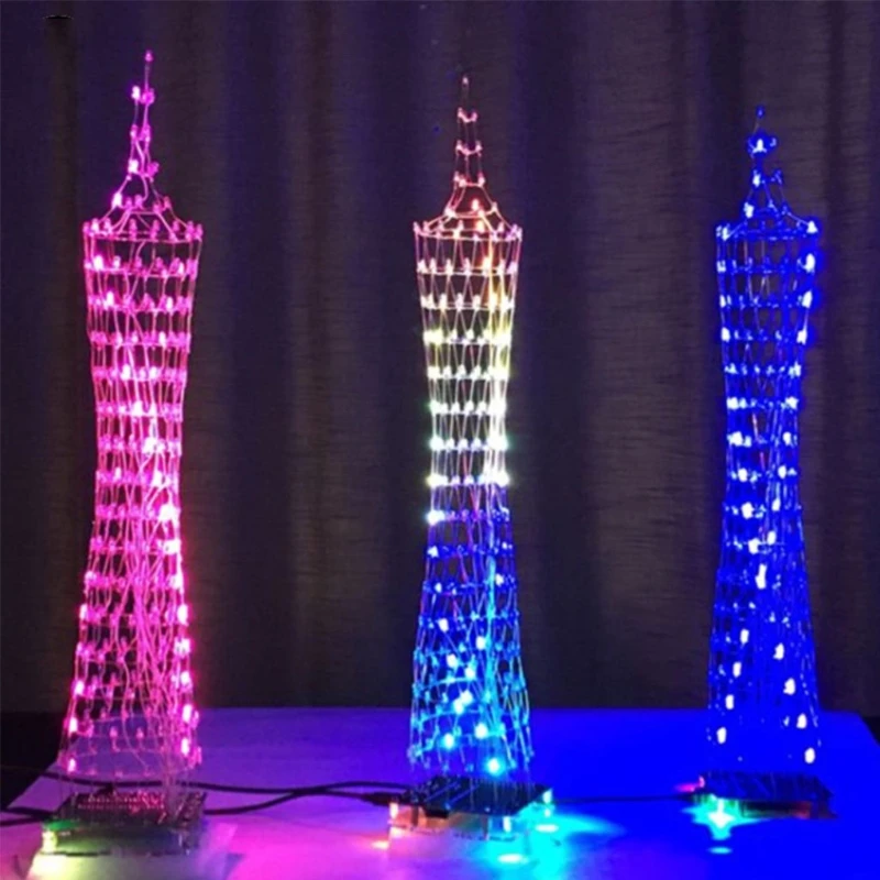 New Guangzhou Tower DIY Electronic Parts Electronic DIY LED Light