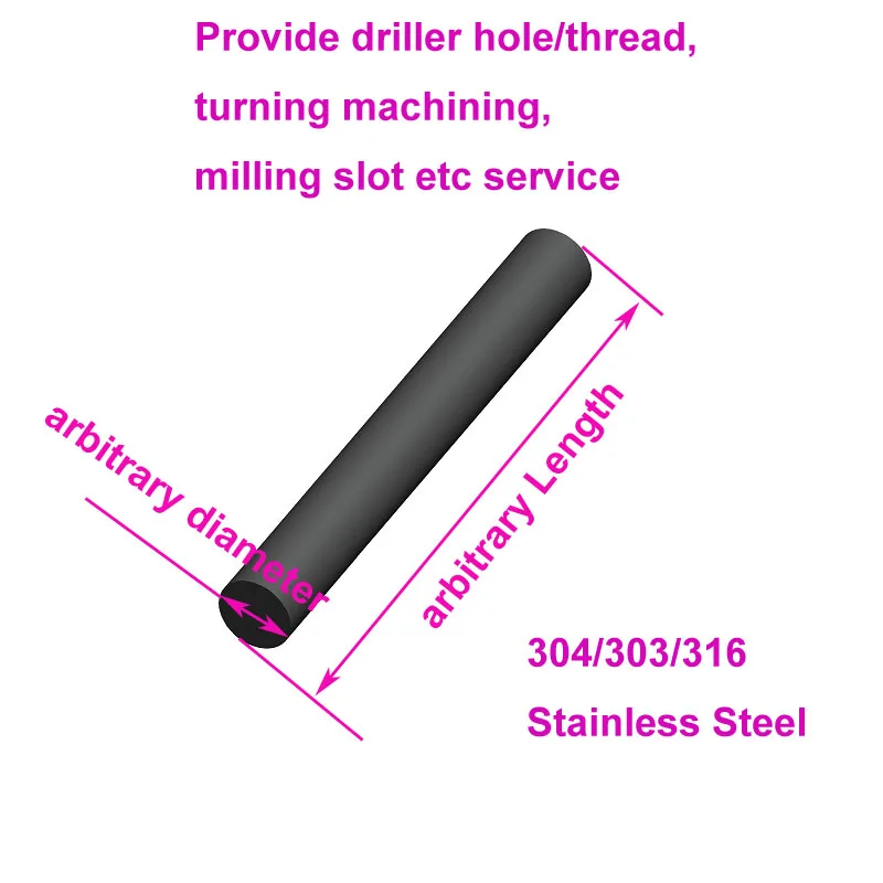 304/Thép Không Gỉ 303/316 Đường Kính Cần Tuyến Tính Trục Hệ Mét Tròn Thanh (Hoan Nghênh Của Bạn Cung Cấp Vẽ Cho Chúng Ta trích Dẫn)