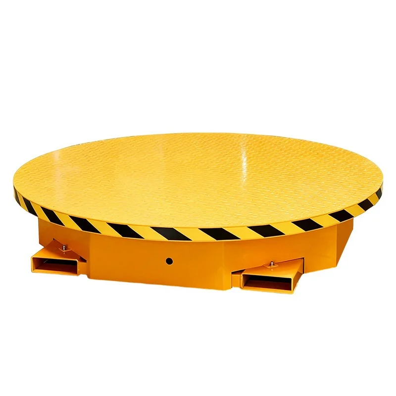 Industrial Fixed 360 Degree Rotating Turntable 2 Ton Round Platform Heavy Duty Rotating Stage For Packaging And Production Use
