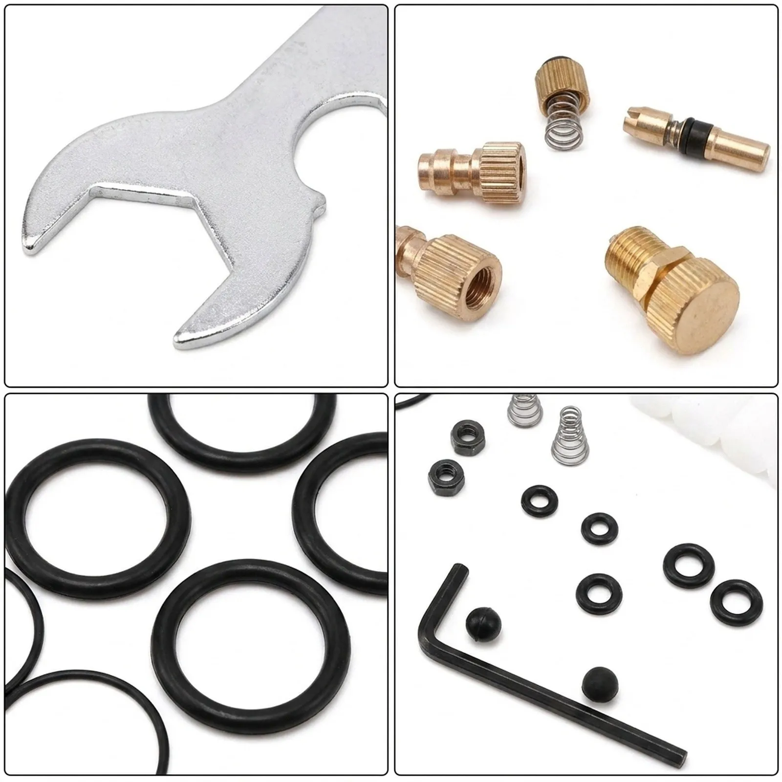Conveniently Upgrade the Parts of your High Pressure Air Pump with this Copper Piston Replacement Kit 37pcs/set