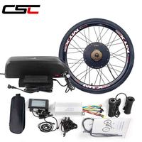 CSC Electric bike Conversion Kit with 48V battery hailong 26'' 27.5'' 29'' MTX rim 48V 1000W 1500W motor Wheel