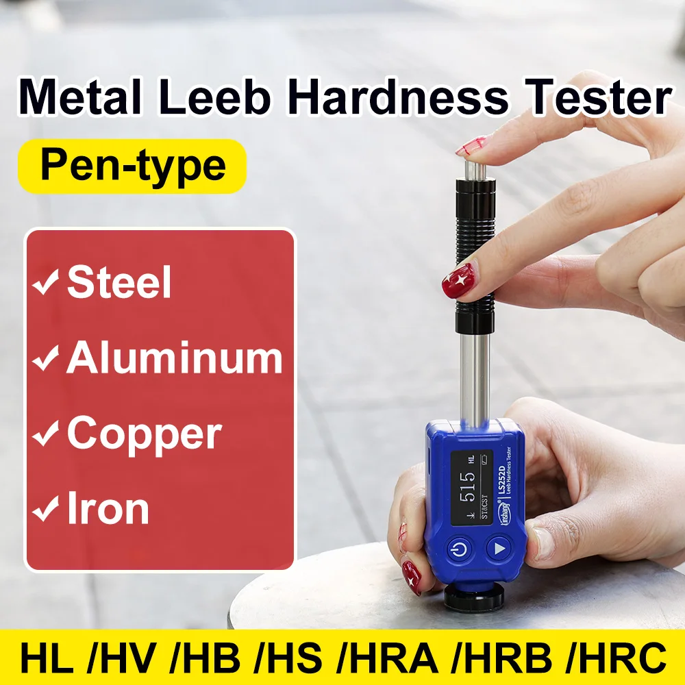 Portable Leeb Hardness Tester Digital Durometer Portable Metal Hardness Tester Best Price Leeb Durometer for Steel LS252D