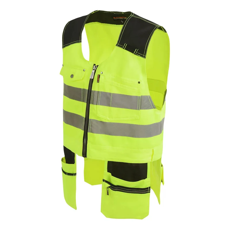 Multifunctional Work Suit Electricians Automotive Maintenance Mechanical Woodworking Reflective Wear-Resistant Cotton Work Vest