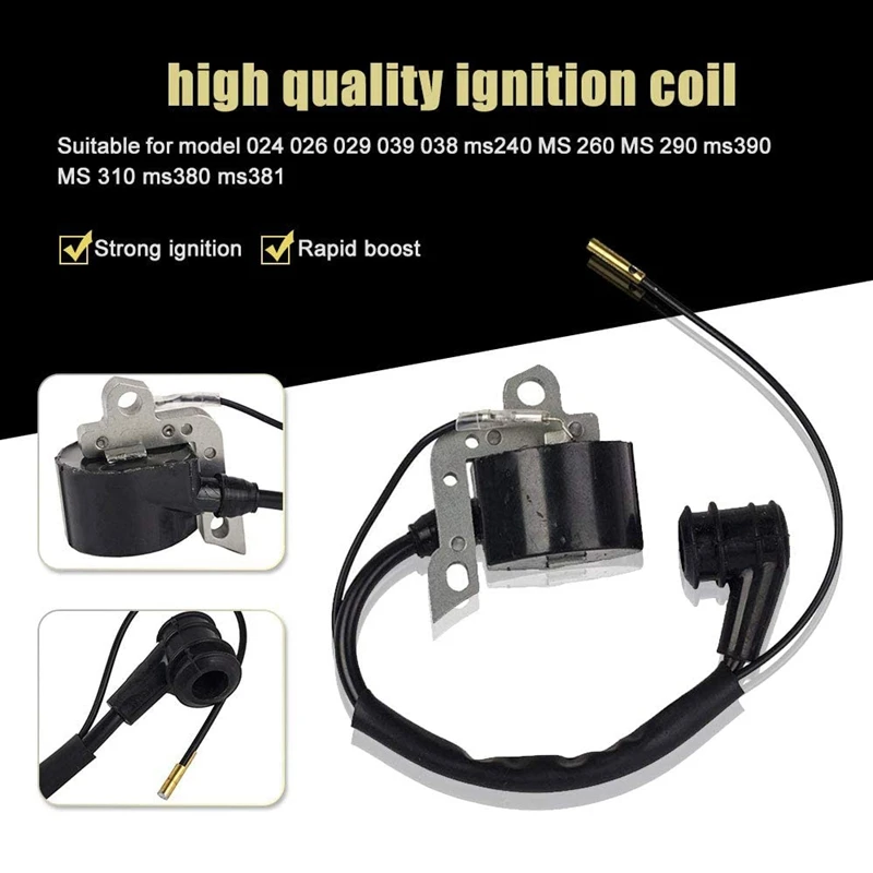 Auto Parts High Pressure Package Lawn Mower Engine Lgnition Coil For STIHL MS240 MS260 MS290 MS310 MS390