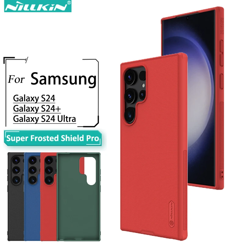

Ультратонкий чехол Nillkin для Samsung Galaxy S24, матовый защитный чехол Pro из ТПУ и поликарбоната для Samsung Galaxy S24 S24 + Plus