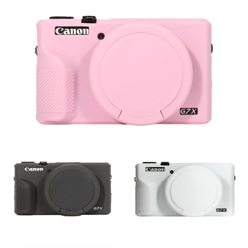 Armor Body Cover Skin with Len Protector for G7X3 Silicone Shell for Canon Mark Iii Scratch-resistant Protective Camera XJB03