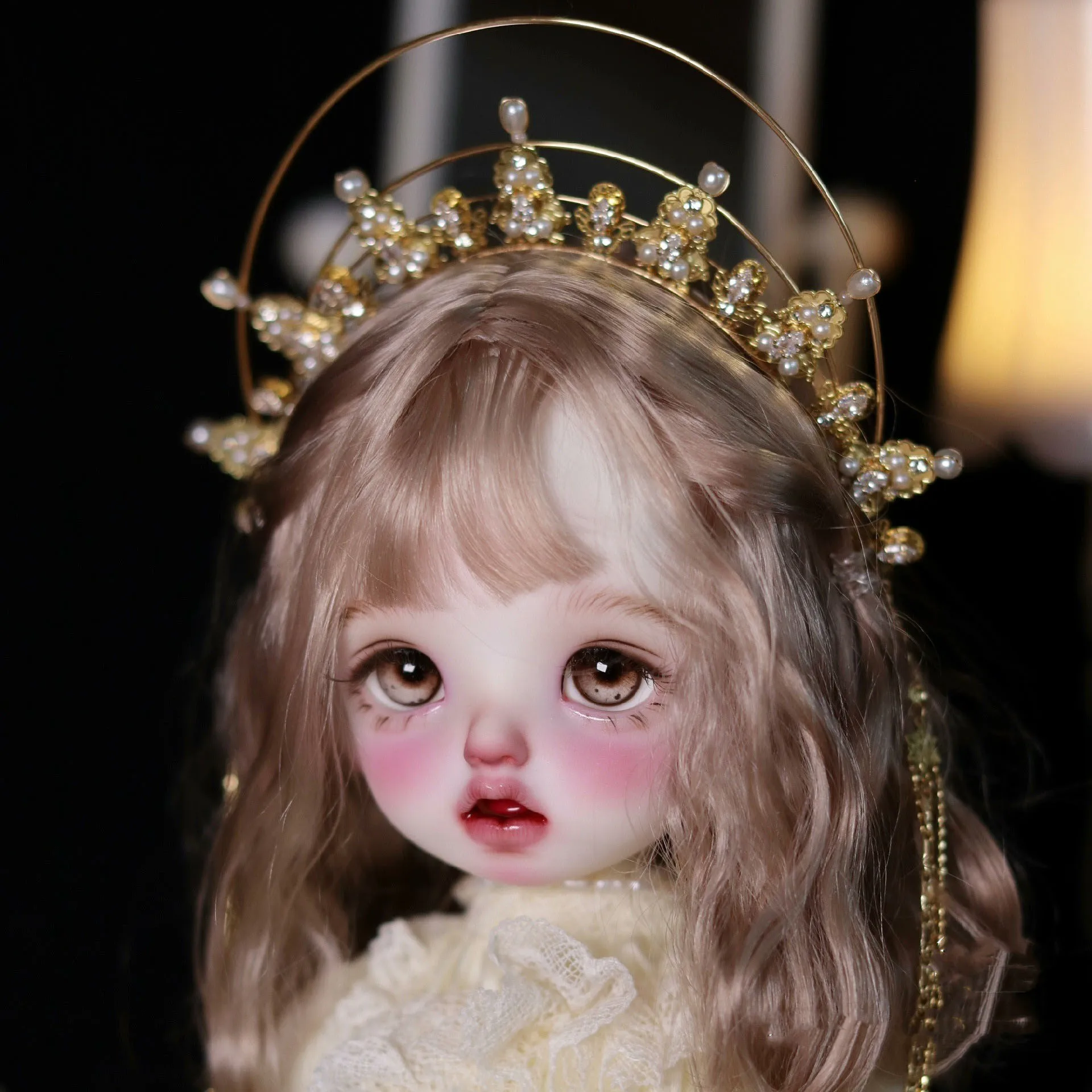 1/6 Doll Crown Halo Hair Circle Tiara BJD Toys Accessories