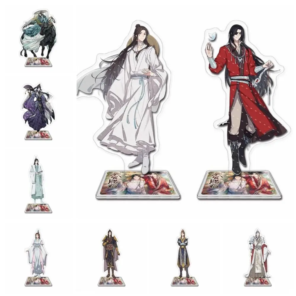 Anime Heaven Officials Blessing Tian Guan Ci Fu Big Acrylic Stand Xie Lian Hua Cheng Q Version Figure Birthday Plate Gift