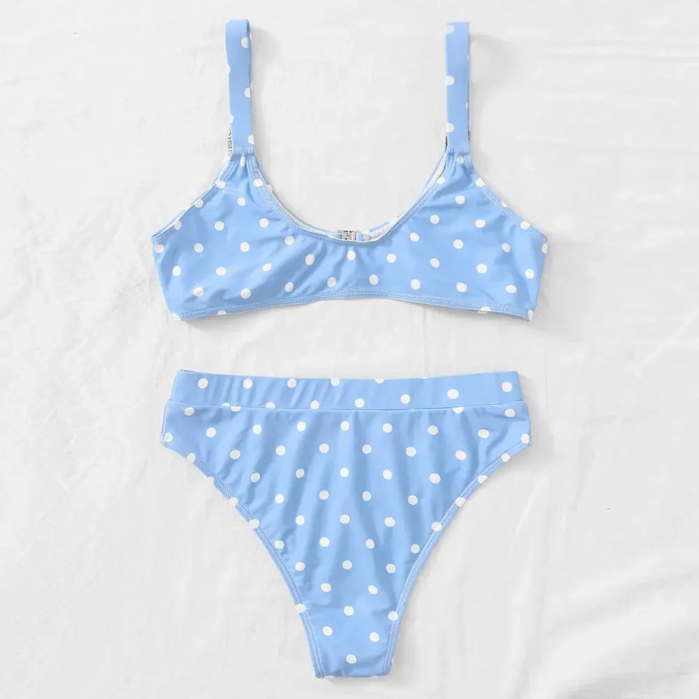 Traje de baño de bikini sexy transfronterizo Traje de baño de dos piezas para mujer Calidad duradera Diseño de moda para nadadores femeninos