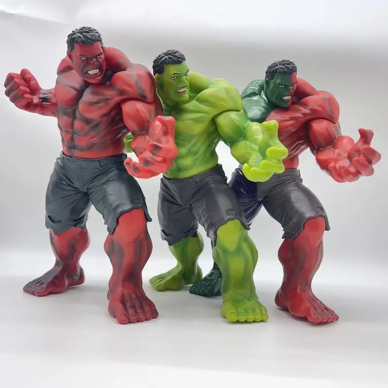 Novo produto em estoque filme 20cm hulk/vermelho gigante grande estatueta modelo boneca móvel ornamento de mesa presente surpresa para fãs