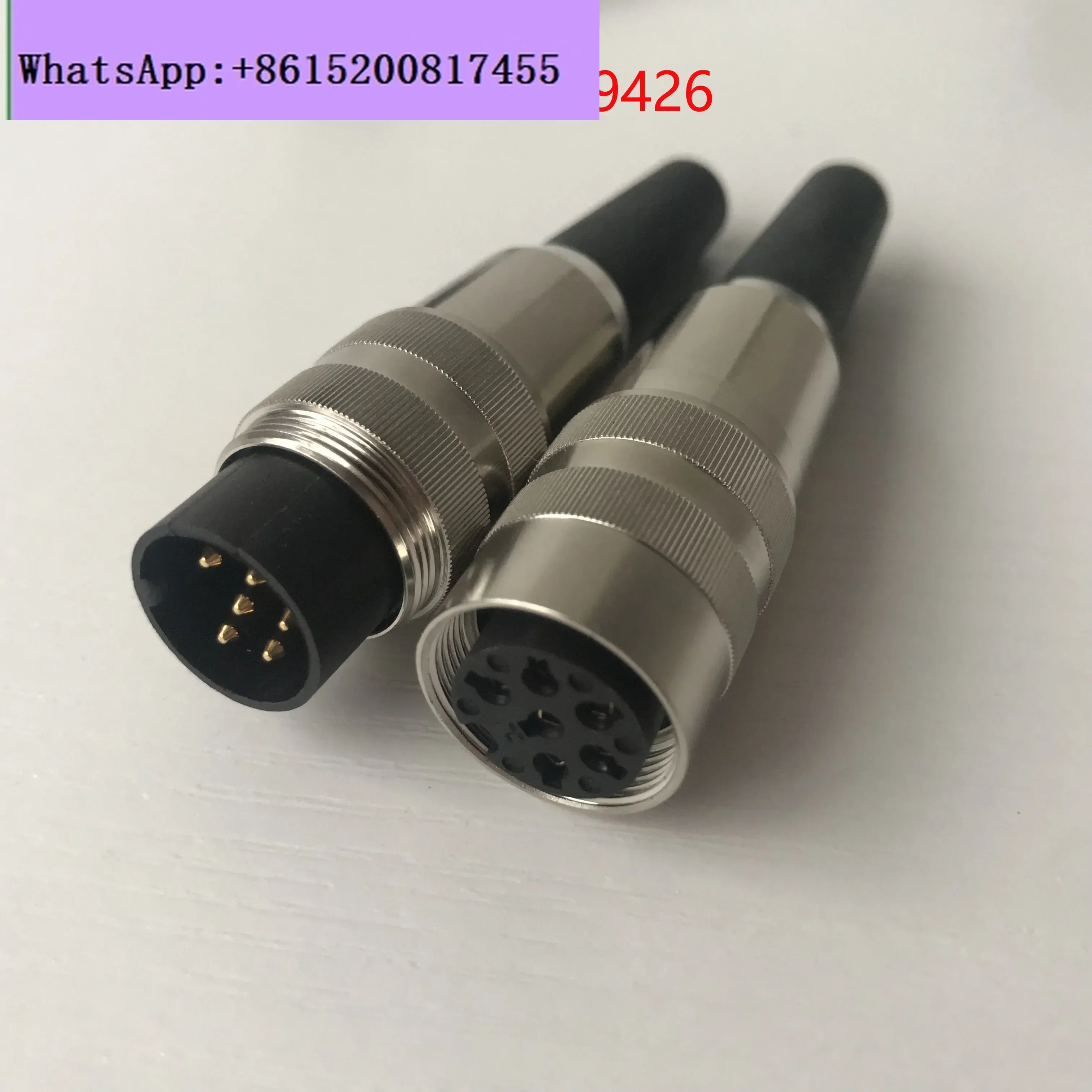 

1 pcs Aviation plug Shielded circular connector M16 sensor Robot plug Male and female 3-12 core