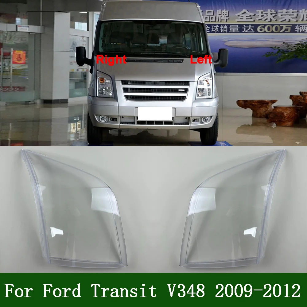 Front Headlamp Lamp Shell For Ford 2009-2012 Transit V348 Transparent Headlight Cover Lens Plexiglass Replace Original Lampshade