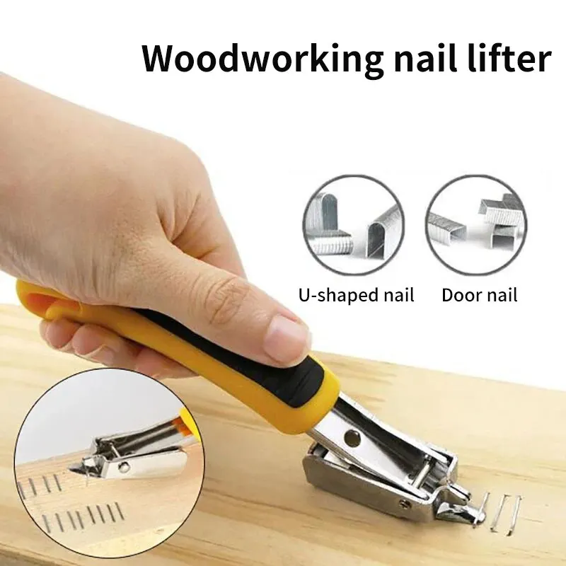 1 PCS Multifunctional Nail Puller Carpenter Stainless Steel Dismantling Tools Interior Decoration Stick Prying Nail Puller