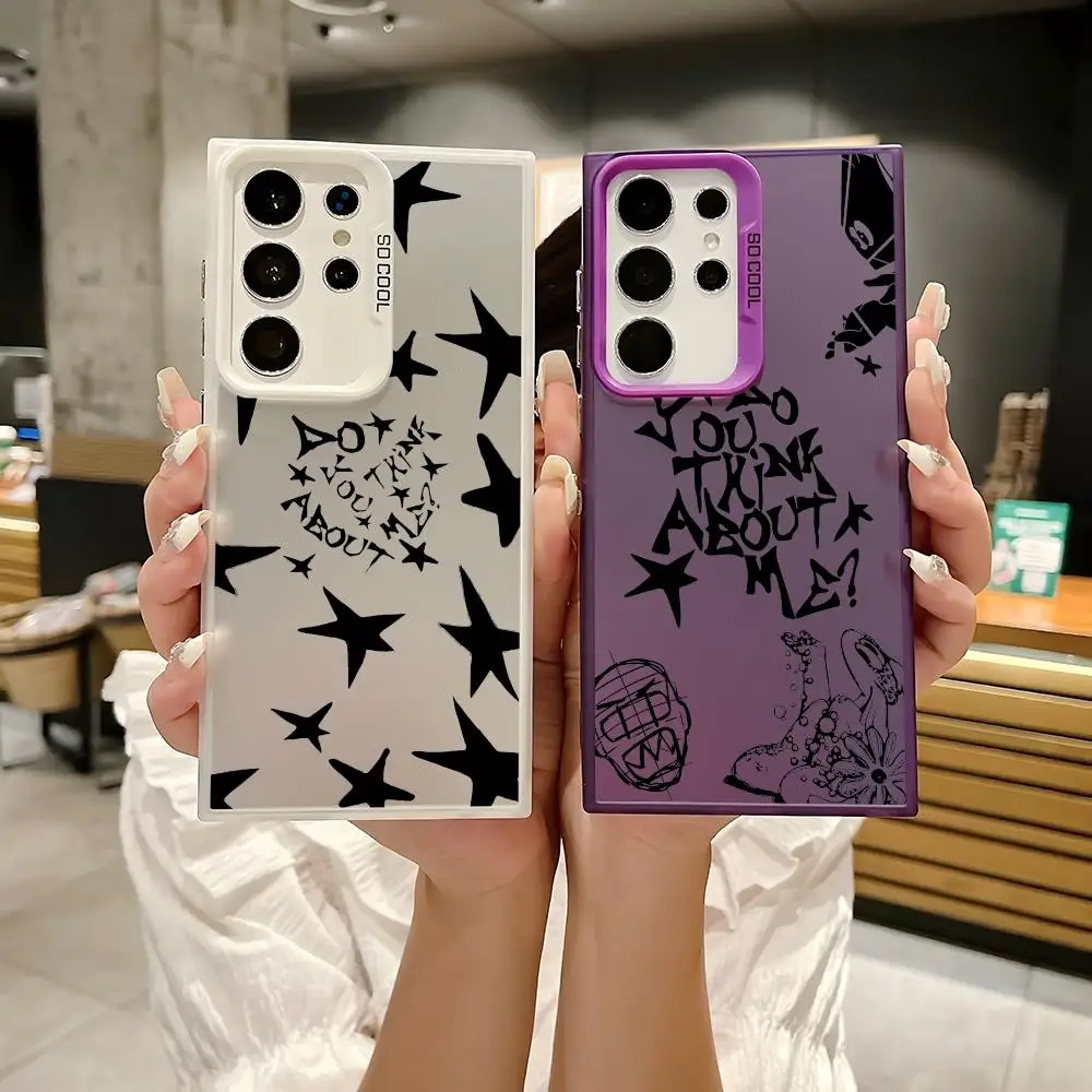 Epc ATP Album By Nsqk Phone Case For Samsung Galaxy S25 Edge S24 S23 S22 S21 S20 Ultra Funda Silicone Colorful Silver Phone Case