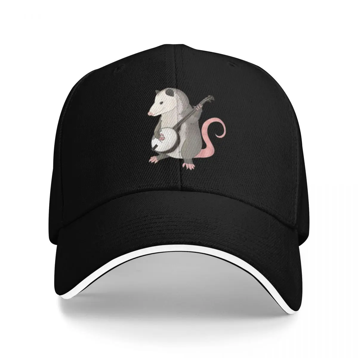 Banjo playing possum dude Baseball Cap tea Hat Military Tactical Cap Sports Cap Women's Golf Clothing Men's