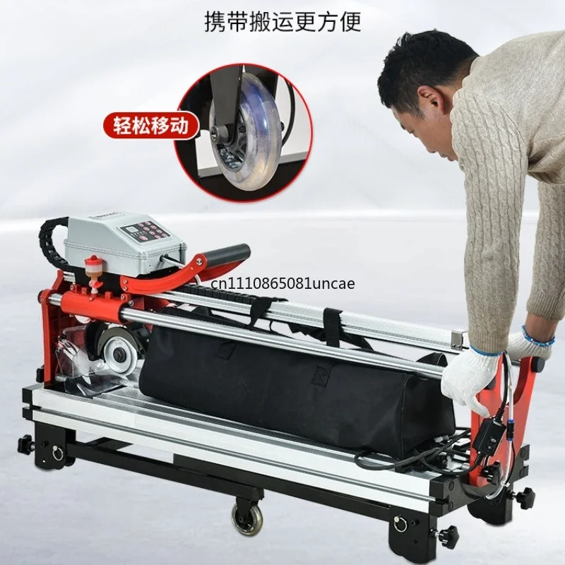 Table Automatic Water Jet Stone Cutter Tile Marble Chamfering Machine For Roman Column Window Line Making