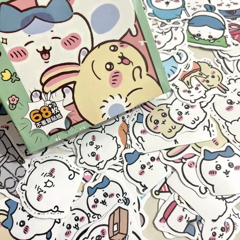 Cartoon Cute Pattern Hachiware Usagi Stickers Are Used To Decorate Mobile Phone Cases, Desktops and Water Cups view 3