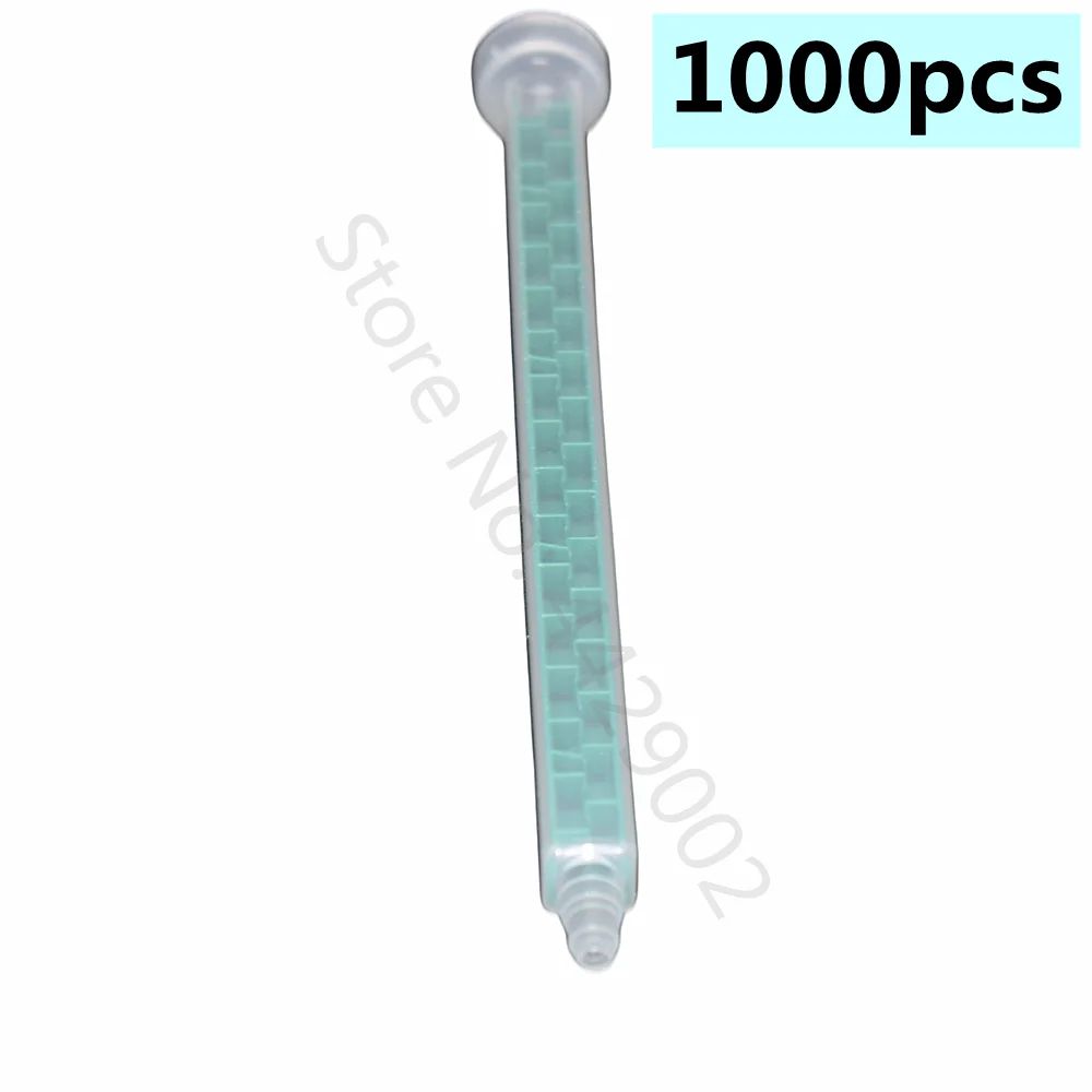 1000 Stück Quadratische Mischerdüsen für AB-Kleber, Epoxidharz, 186mm Statische Mischdüsen-Set für 200ml 400ml 1:1 Klebstoffkartuschen – Detail 1