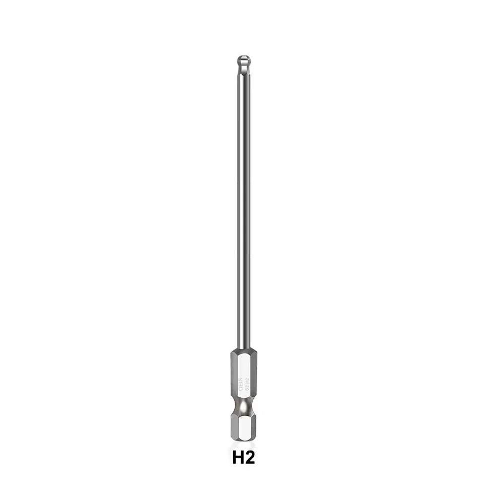 The Real Color Of The Ites Set Metric Allen Hex Bit 100mm Long Magnetic Ball Head Driver Bit H1.5 Hh2 H2.5 H3 H4 H5 H6 H8 H10
