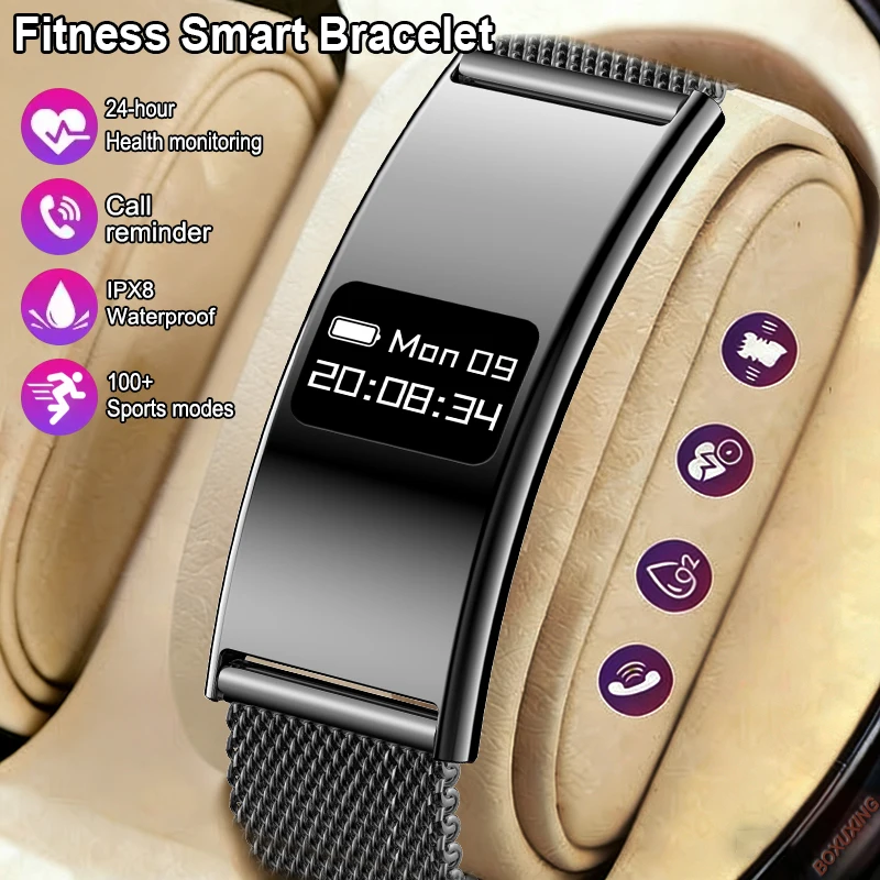 

2026 New Fitness Tracker Smart Bracelet Men 10ATM Waterproof Heart Rate Sleep Monitor GPS track Sport Pedometer Smartwatch Women