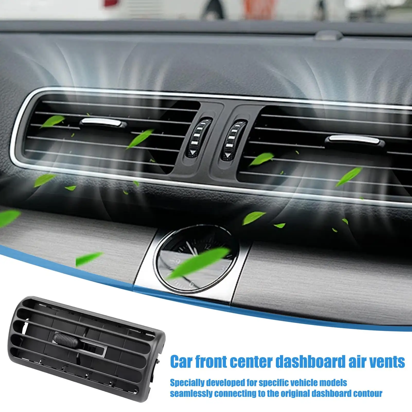 

Автомобильная вентиляционная панель, передняя панель приборной панели, воздуховыпускная панель для автомобиля, высокопрочные аксессуары, установка без сверления для поездок на дорогу