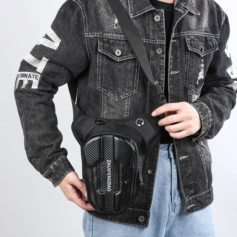 Mens Waterproof Sling Bag - Compact Chest Shoulder Pack, Crossbody Phone Bag for Outdoor Gym Jogging