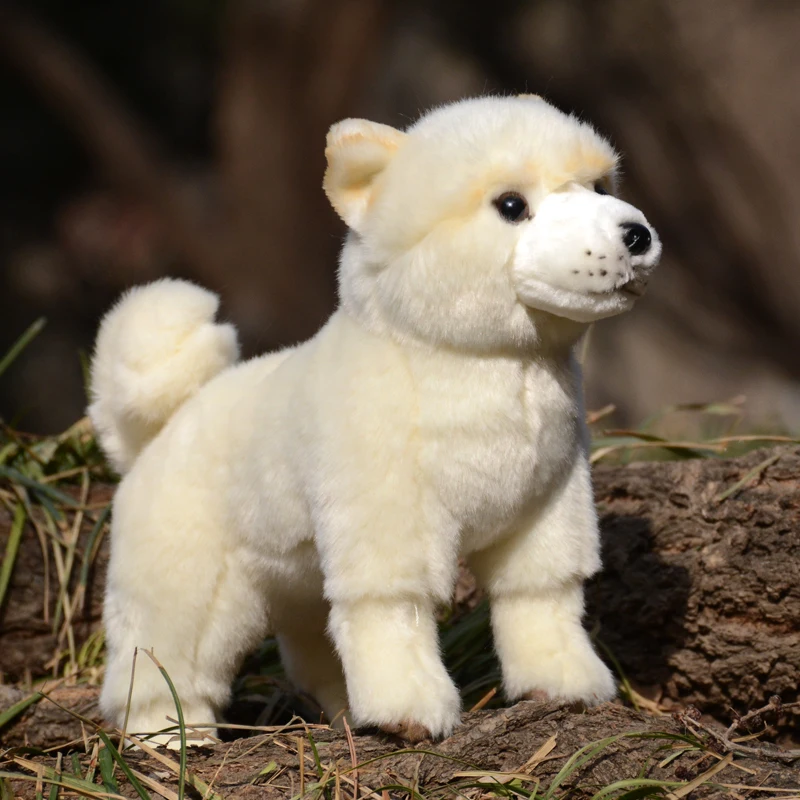 Japanischen Akita Hund Hohe Fidelity Anime Nette Plushie Shiba Inu Plüsch Spielzeug Lebensechte Tiere Simulation Gefüllte Puppe Kawai Spielzeug Geschenk