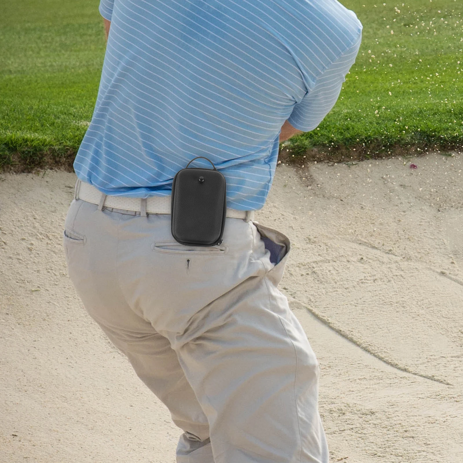

Golf Rangefinder Case Portable Small Bag Shock Proof Storage Pouch Range Black Lightweight Compact Multi