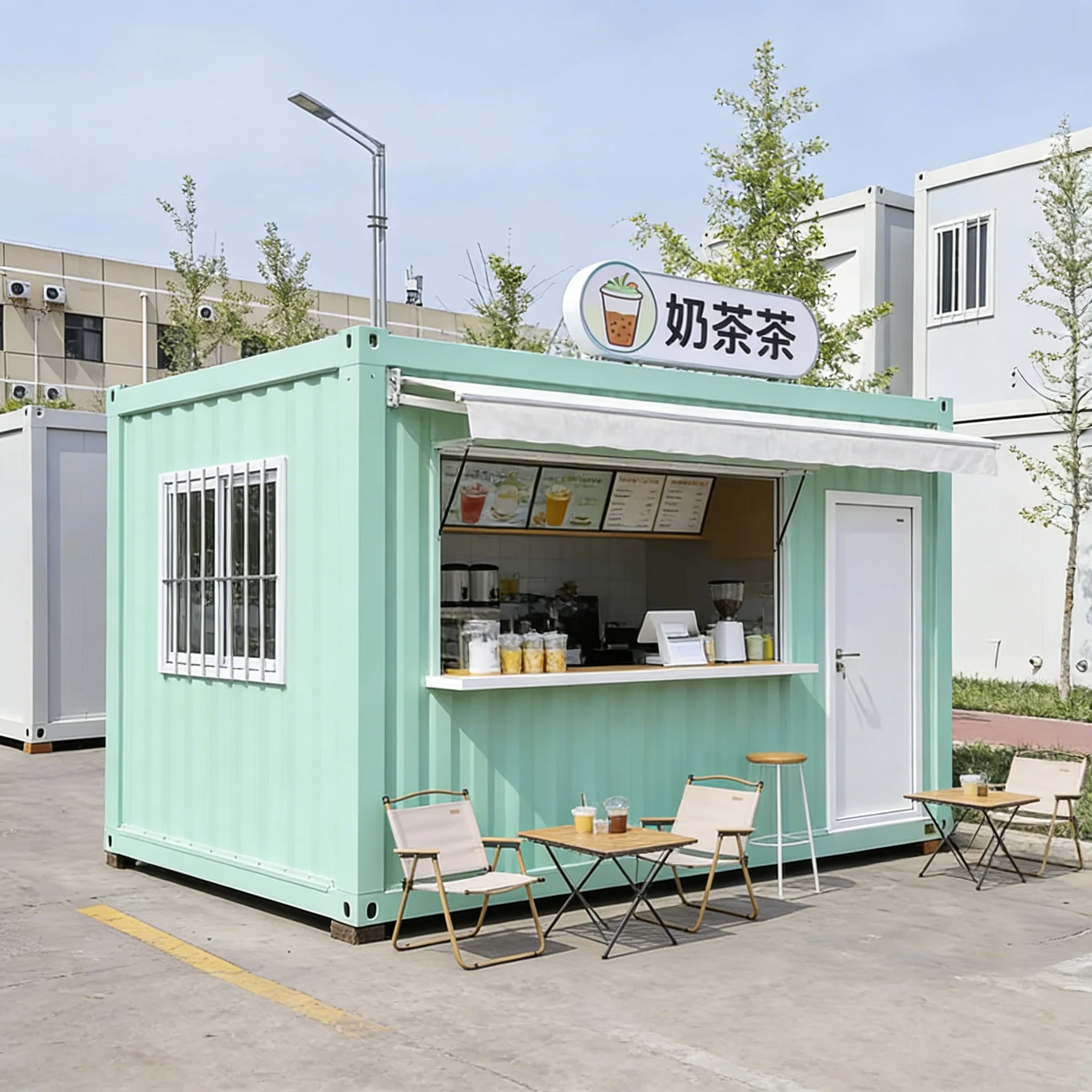 Insulated 20ft Expandable Container Villa Double Wing Prefabricated Luxury Living Pod Portable Modular Tiny House For Sale