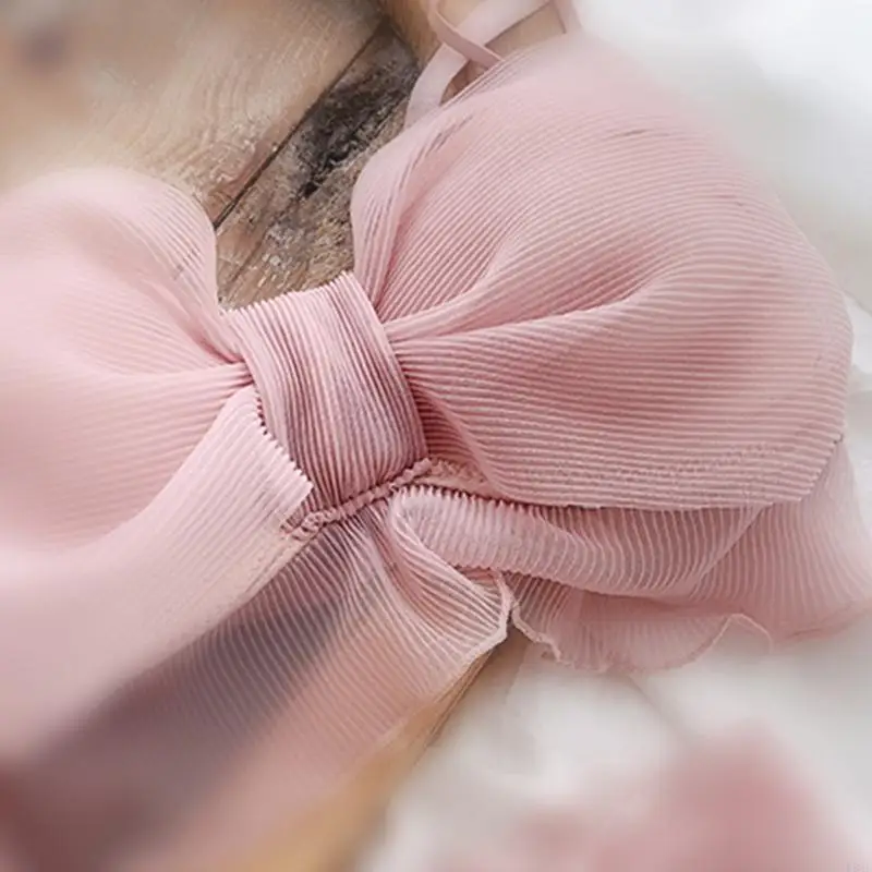 l38e-女性-2-個ブラジャーパンティランジェリーセットレイヤードシャーリングフリルレースちょう結び下着