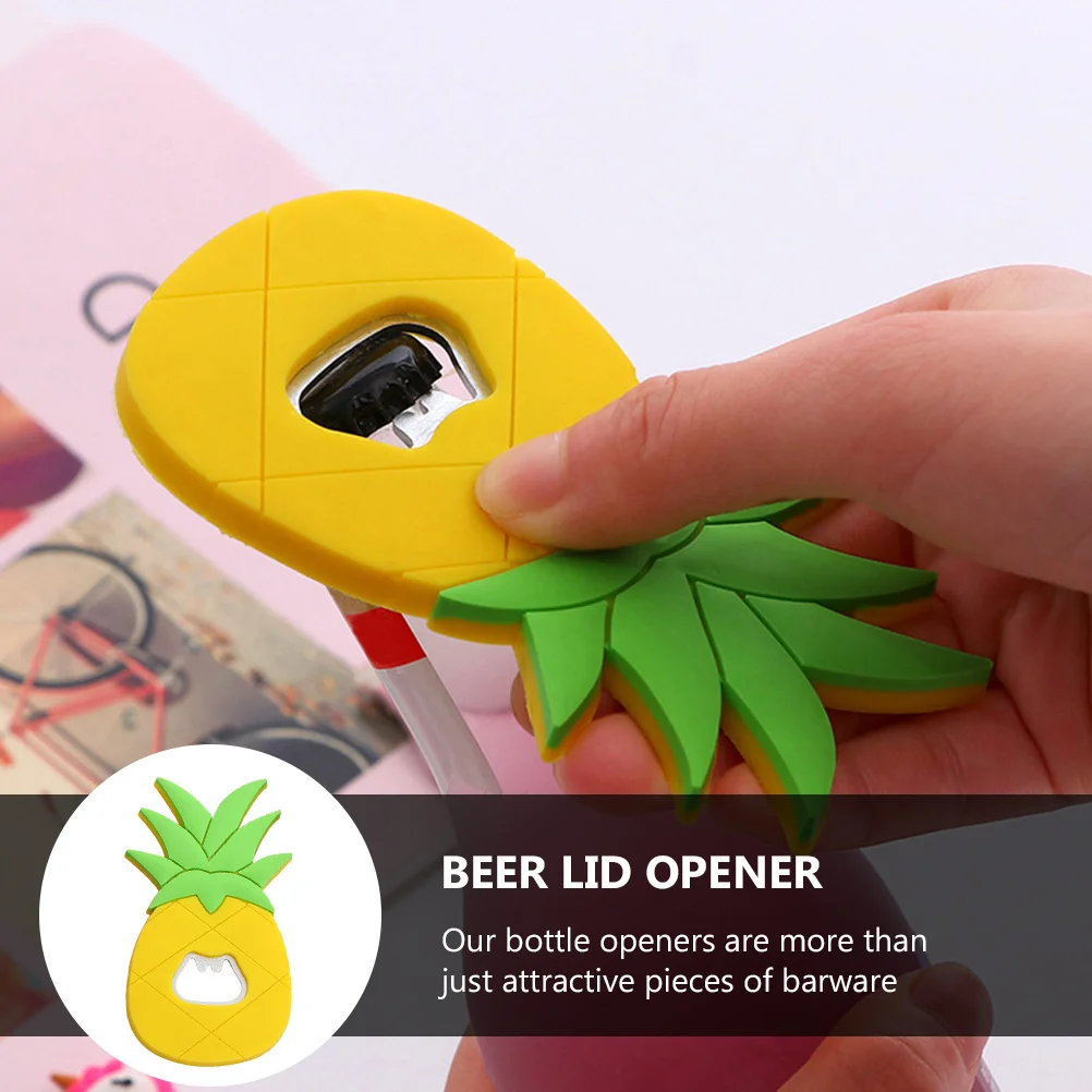 

2pcs Fruit Shape Bottle Opener Premium Portable For Beer Camping Outdoor Travel Party Supplies Fruit Opening Tool
