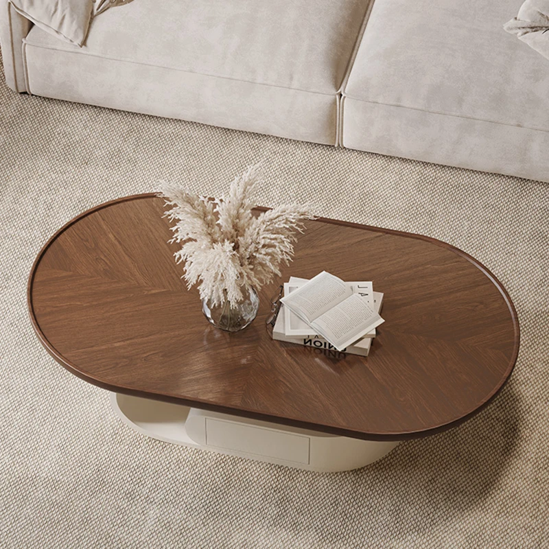 Bedroom Luxury Coffee Table Storage Hardcover Unique Living Room Coffee Table Nordic Tea Floor Mesa Centro Salon Furniture