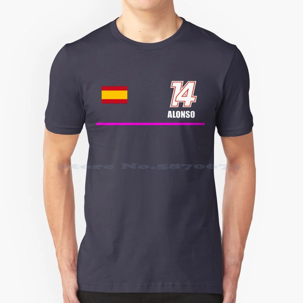 Fernando Alonso T Shirt 100% Cotton Tee 2022 Alpine Team 2021 Drive To Survive Fernando Alonso Esteban Ocon Monza Racing Driver