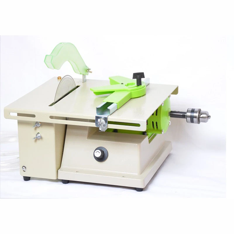 

1380W Mini Strong Polishing Machine Multifunctional Jade Engraving Machine Cutting Machine Table Grinder Table Saw